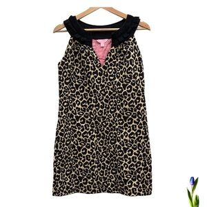 Lilly Pulitzer Leopard Print Mini Dress Size 4